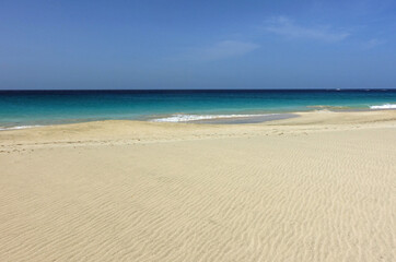 Fototapeta na wymiar Strand auf der Insel Sal, Cabo Verde