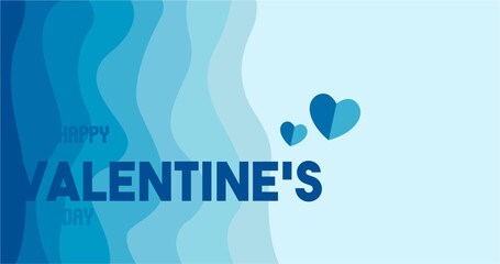 Happy Valentine's day design art background