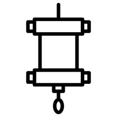 roll paper china icon