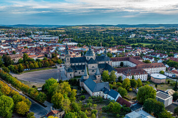 Fototapeta na wymiar Beeindruckendsten Luftbilder von Fulda