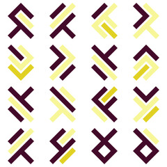 Asemic Glyph writing hieroglyph imitation abstract illustration