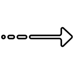 right dash arrow