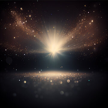 Glitzerndes Lichtexplosion