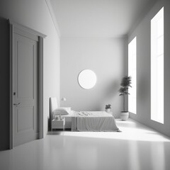 interior of a bedroom