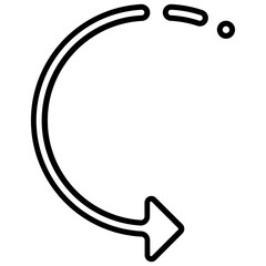 refresh dash arrow icon