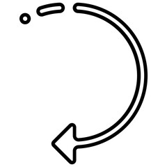 refresh dash arrow icon