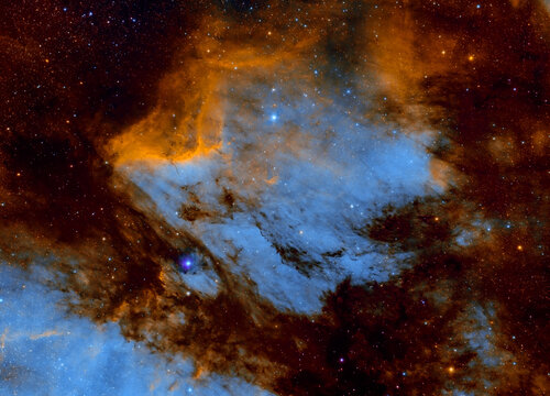 IC 5070, also known as pelican nebula in the Cygnus constellation. Taken with my telescope.