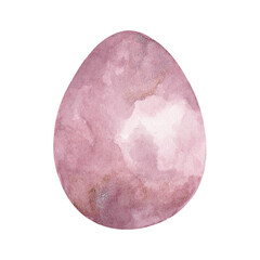 Easter egg. Spring holiday. Happy easter eggs. Watercolor Illustration.