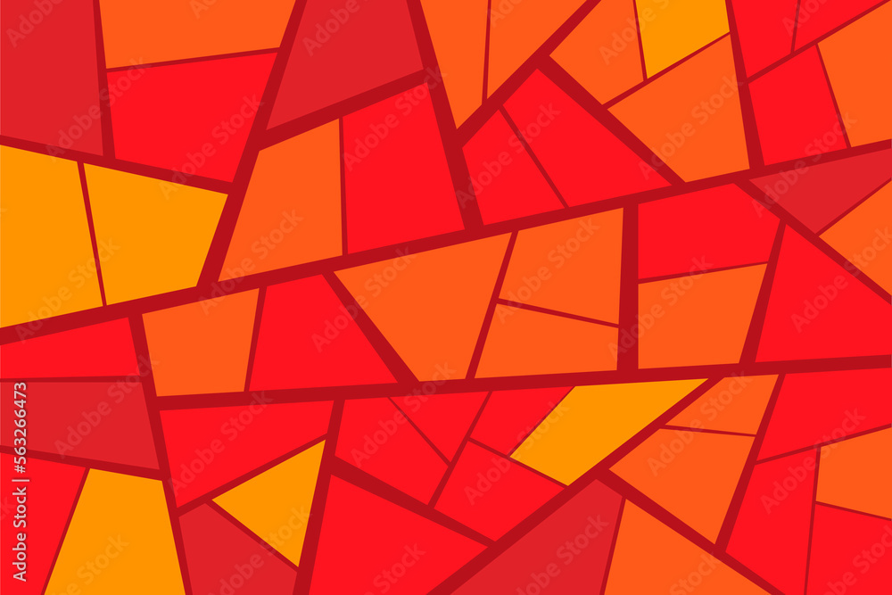 Aufkleber abstract vector color background consisting of different geometric shapes.