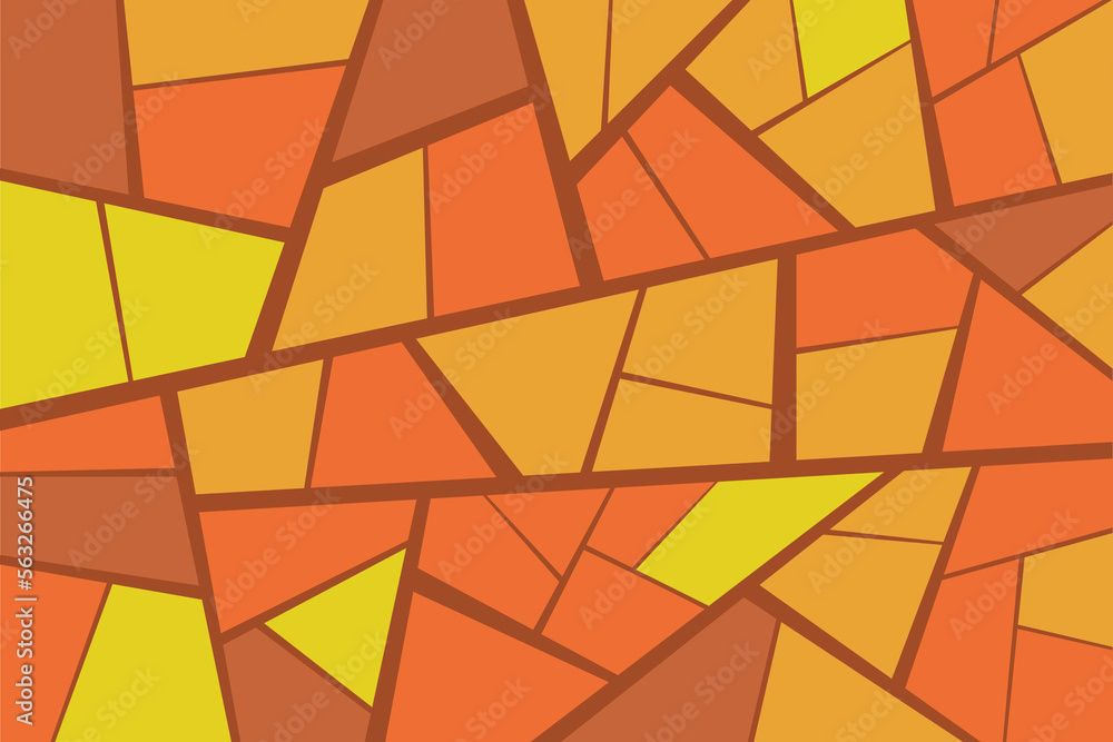 Aufkleber abstract vector color background consisting of different geometric shapes.