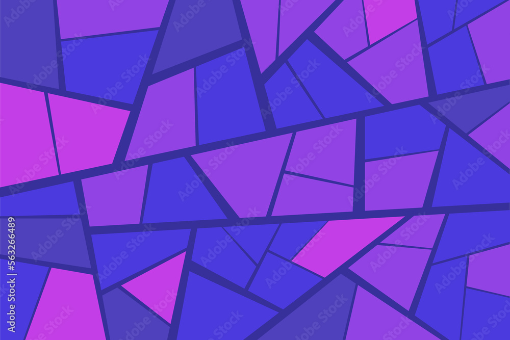 Aufkleber abstract vector color background consisting of different geometric shapes.