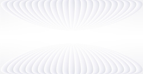 Obraz premium White striped pattern background with copy space, burst sunny 3d lines pattern design