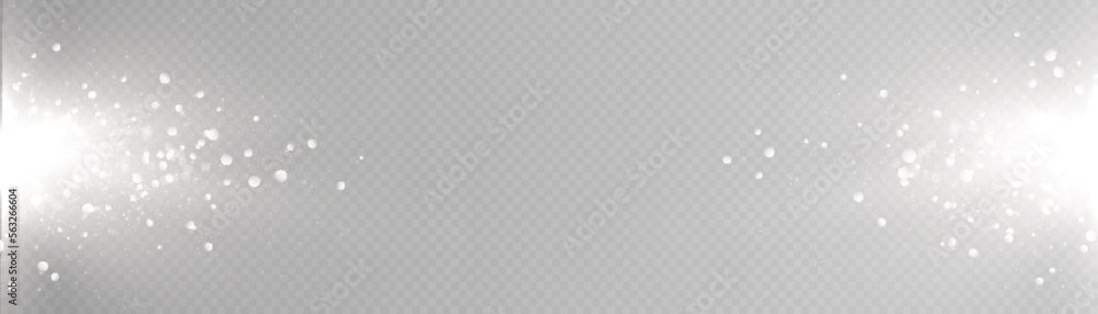 Poster golden light dust particles abstract light bokeh background for web design and illustration.
