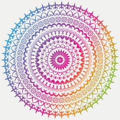 colorful background with circles