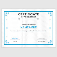 Simple and Creative Certificate Design