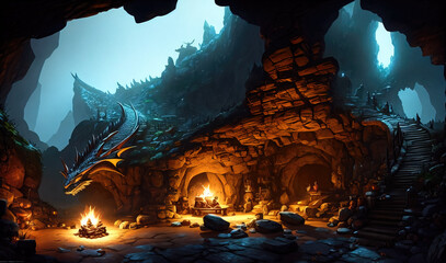 The dragon hunters secret cave