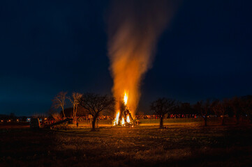 Epiphany fires of tradition in Friuli - 563270258