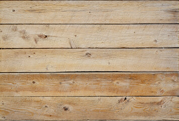 Obraz na płótnie Canvas Rustic wood wall texture background. Natural planked vintage wood.