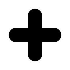 Obraz premium Plus Icon Vector Symbol Design Illustration