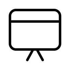 Whiteboard Icon Vector Symbol Design Illustration