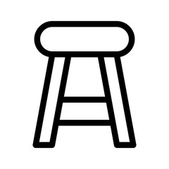 Chair Icon Vector Symbol Design Illustration