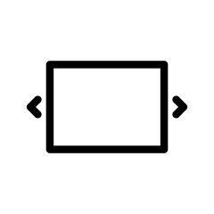 Image Slider Icon Vector Symbol Design Illustration