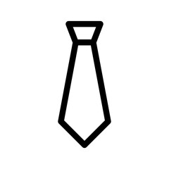 Tie Icon Vector Symbol Design Illustration