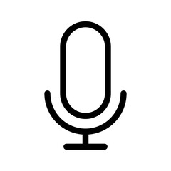 Microphone Icon Vector Symbol Design Illustration