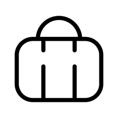 Suitcase Icon Vector Symbol Design Illustration