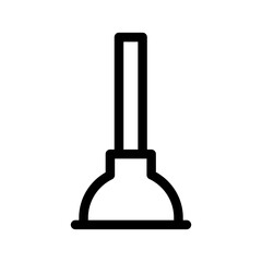 Plunger Icon Vector Symbol Design Illustration