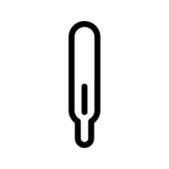 Thermometer Icon Vector Symbol Design Illustration