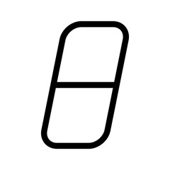 Eraser Icon Vector Symbol Design Illustration
