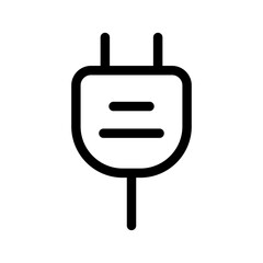 Obraz premium Plug Icon Vector Symbol Design Illustration