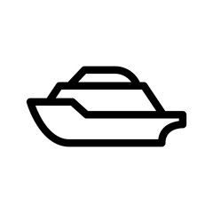 Obraz premium Yacht Icon Vector Symbol Design Illustration