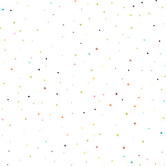 colorful confetti seamless decor vector pattern