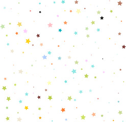 colorful confetti seamless decor vector pattern