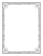 Borders and frames, Borders, Borders frame, Flower borders, Floral borders vector, Frame
