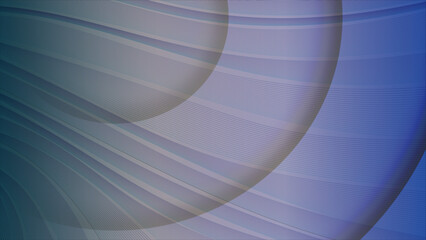 abstract blue background with circles and waves
