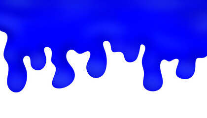 Blue Paint Drops