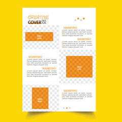 Annual Report Cover Template Free Vector
