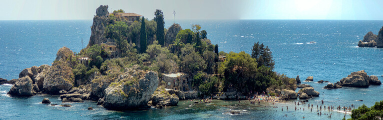 panoramica isola Bella taormina