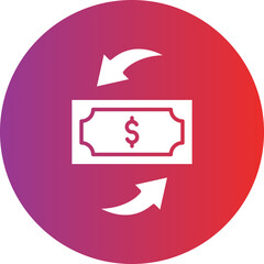 Send Money Icon Style