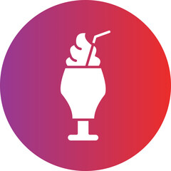 Milkshake Icon Style