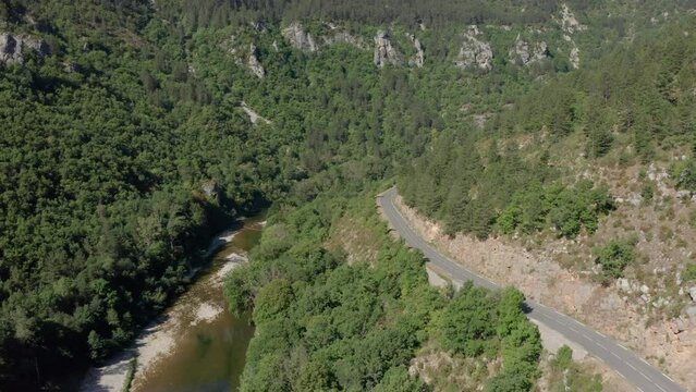 Road-Trip dans les Gorges du Tarn, drone