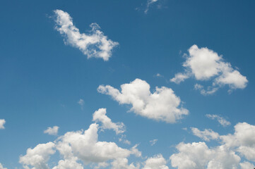 Photograph of the clouds of the sky on a beautiful day
