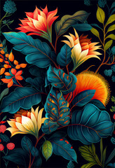 Texture Flower pattern 