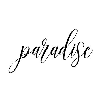 Paradise PNG, word PNG, inspirational PNG, Christian PNG