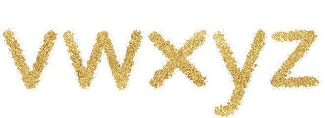 Gold v w x y z