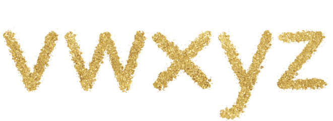 Gold v w x y z