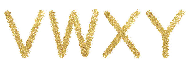Gold V W X Y
